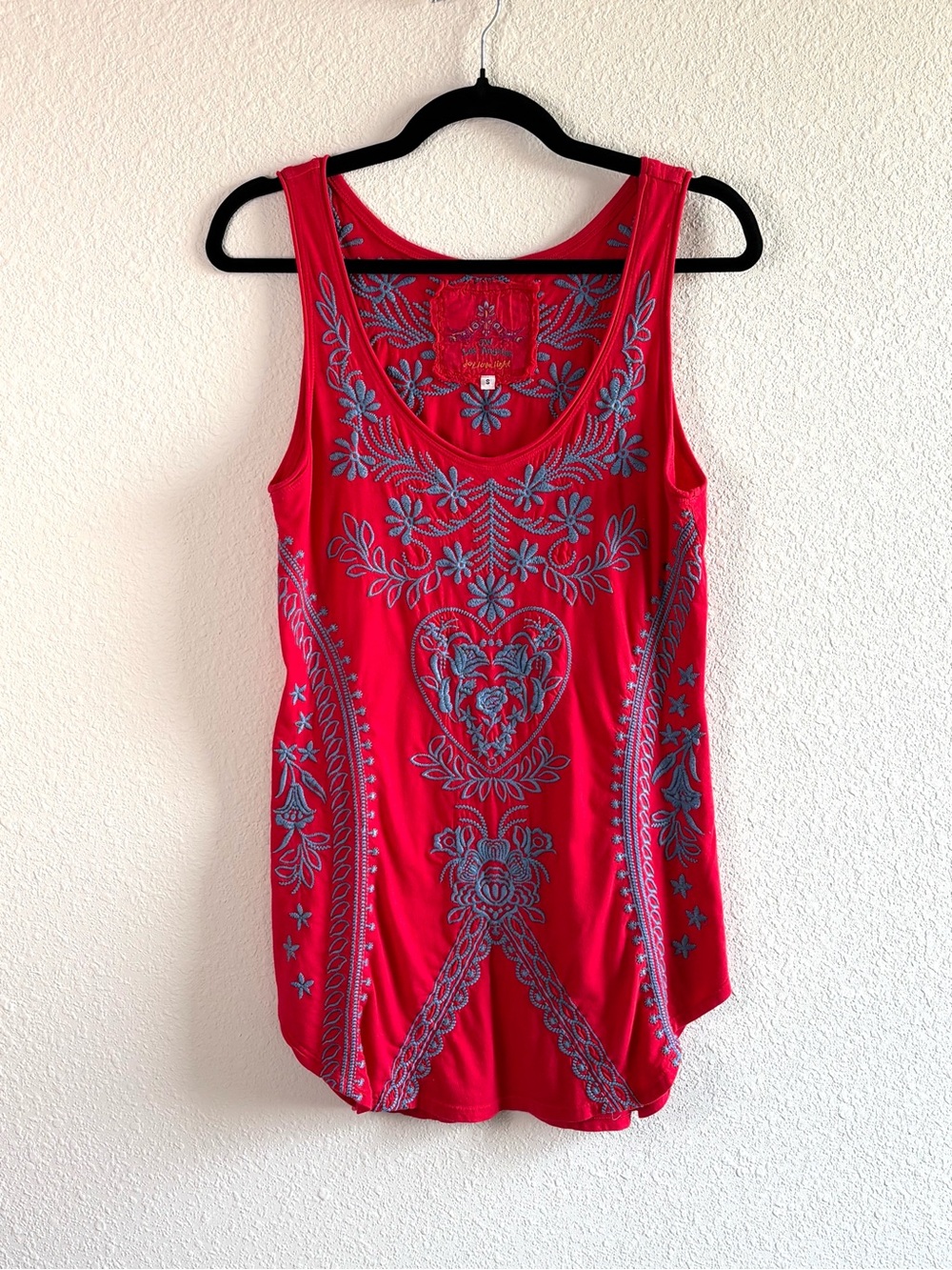 Johnny Was Embroidered Tank Top